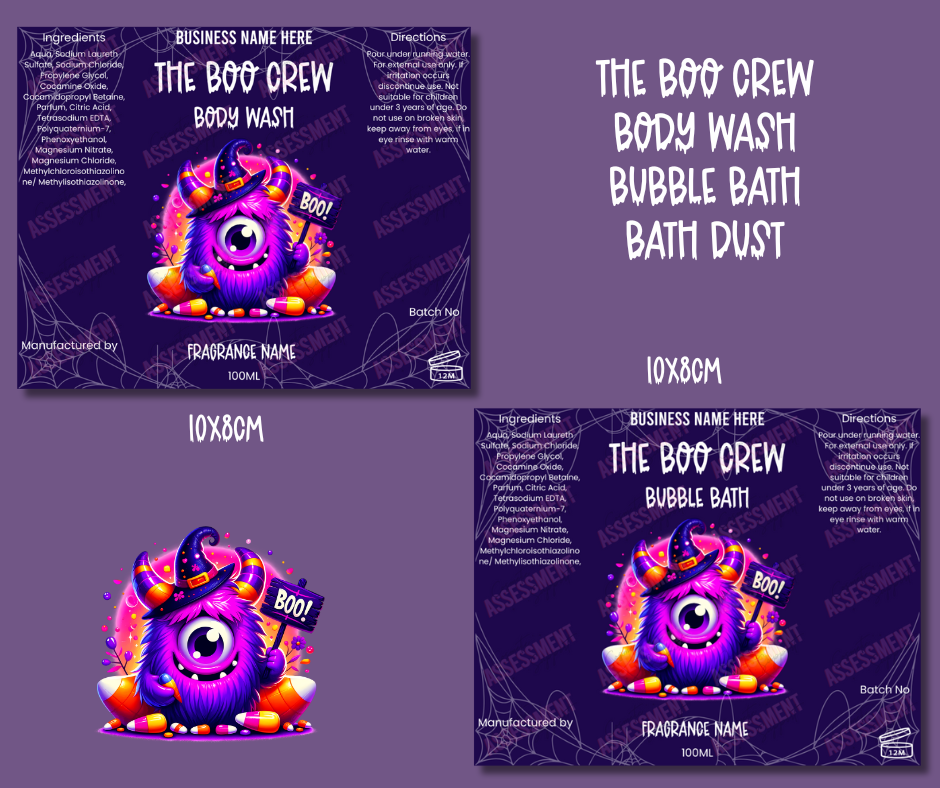 The Boo Crew Digital Label Bundle