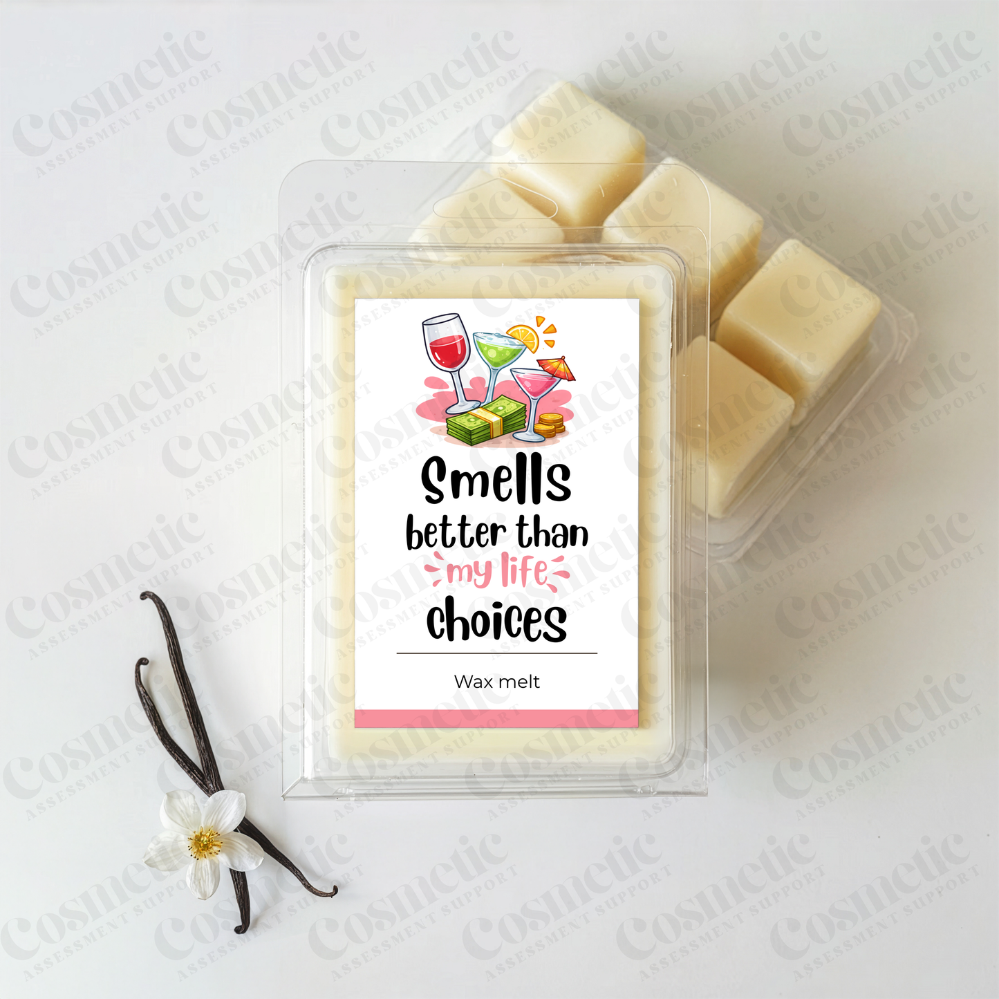 Digital Funny Wax Melt Label Set – Because Life Stinks (Literally)
