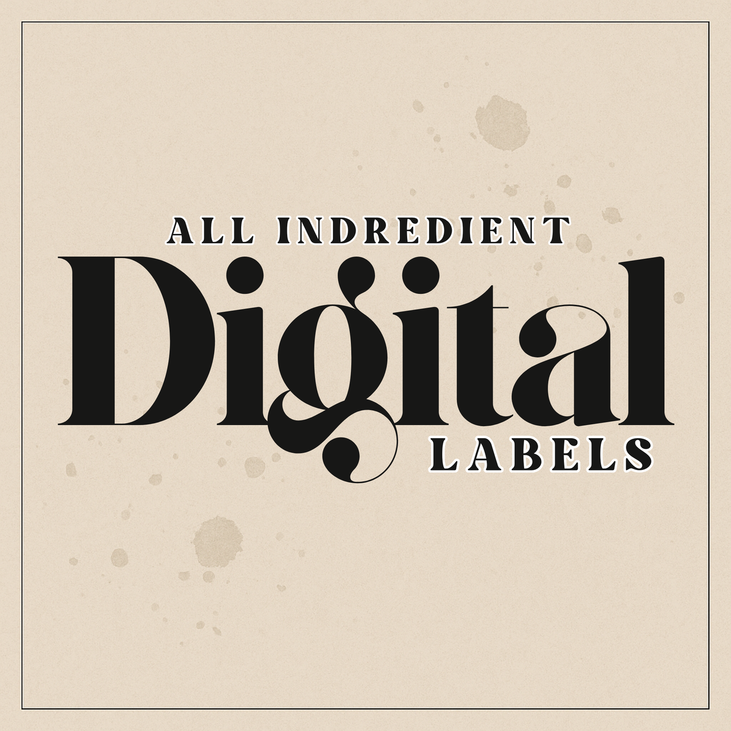 Digital ingredient Labels
