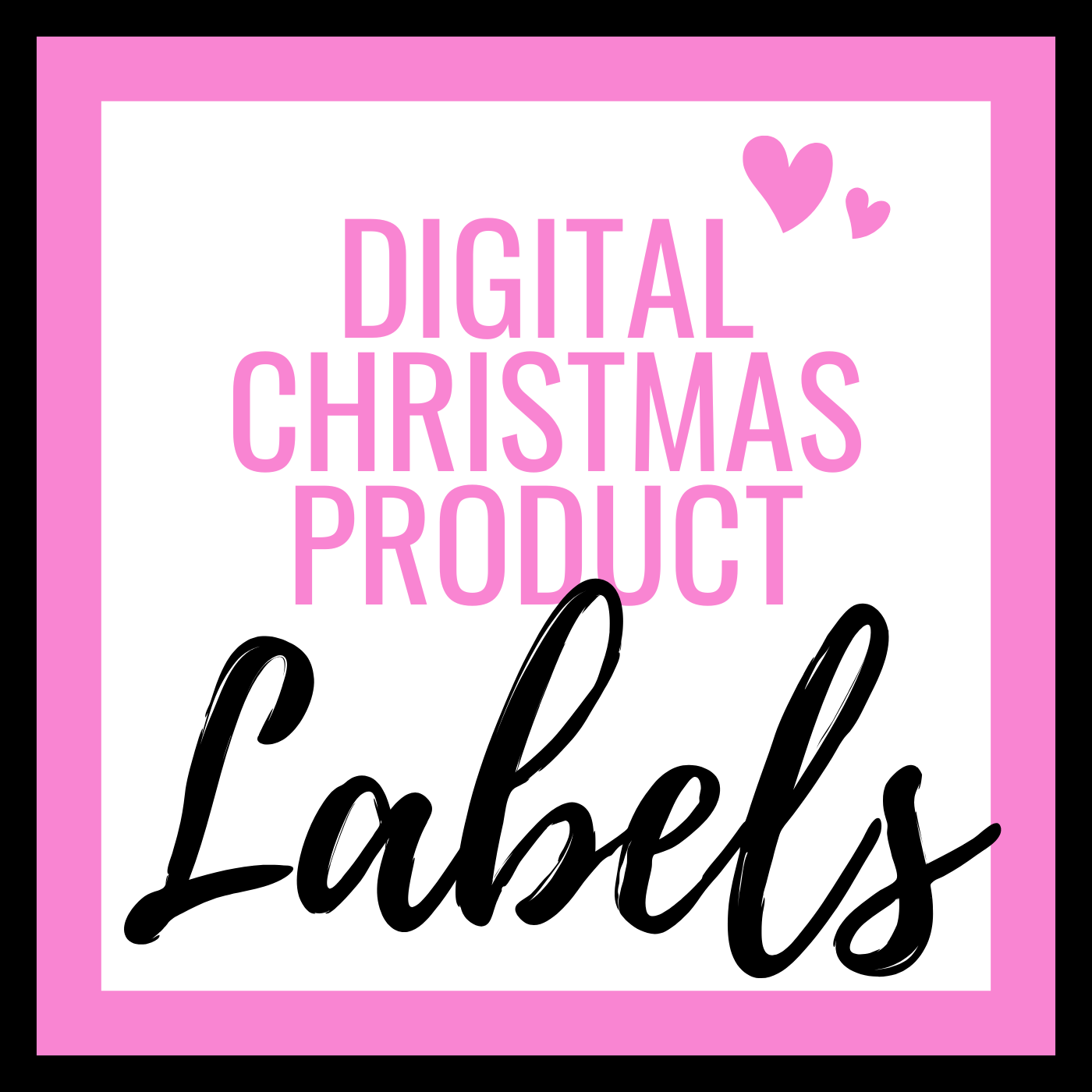Christmas Digital Labels