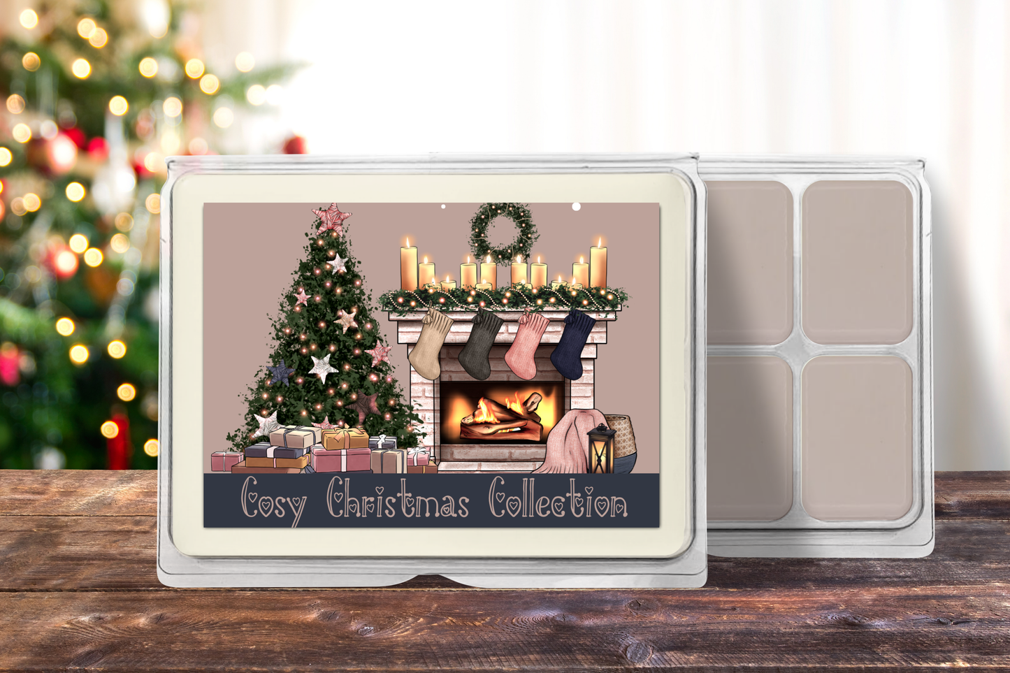 Digital Christmas HB Clamshell Sticker