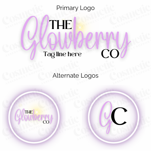 Glowberry Editable Logo