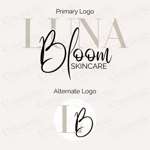 Luna Bloom Editable Logo