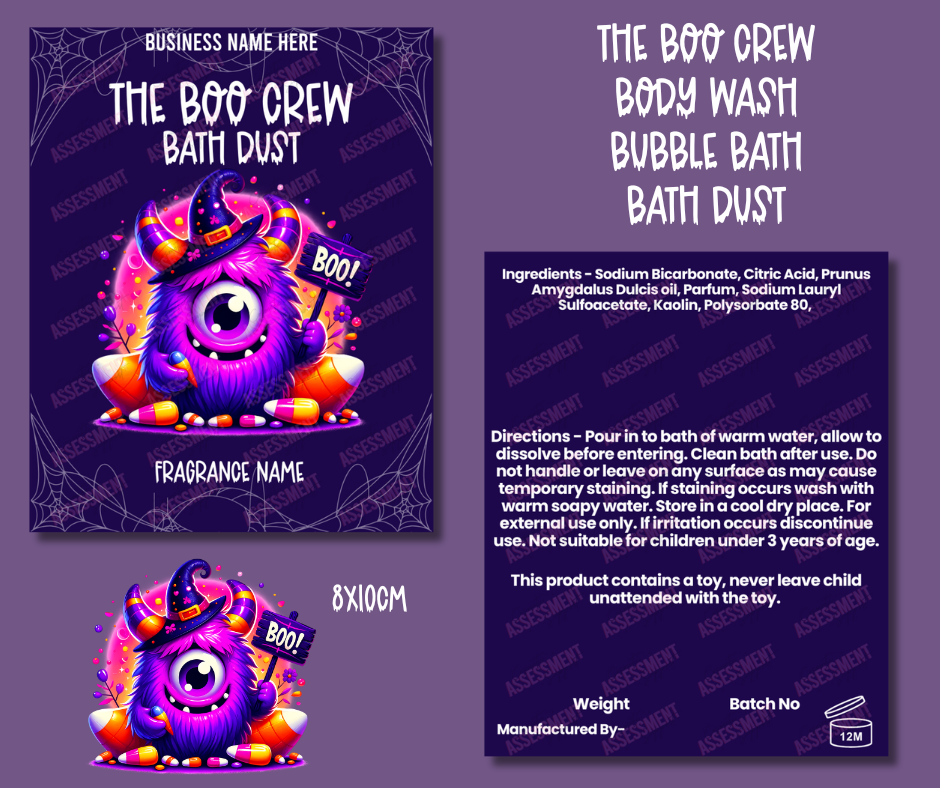 The Boo Crew Digital Label Bundle