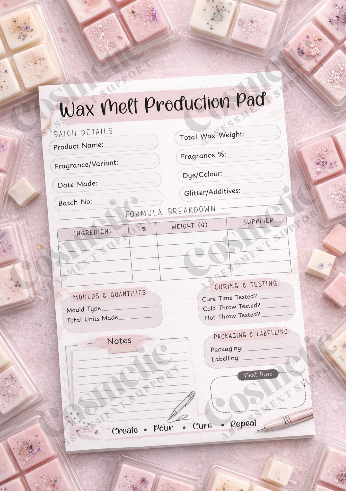 Wax Melt Production Pad