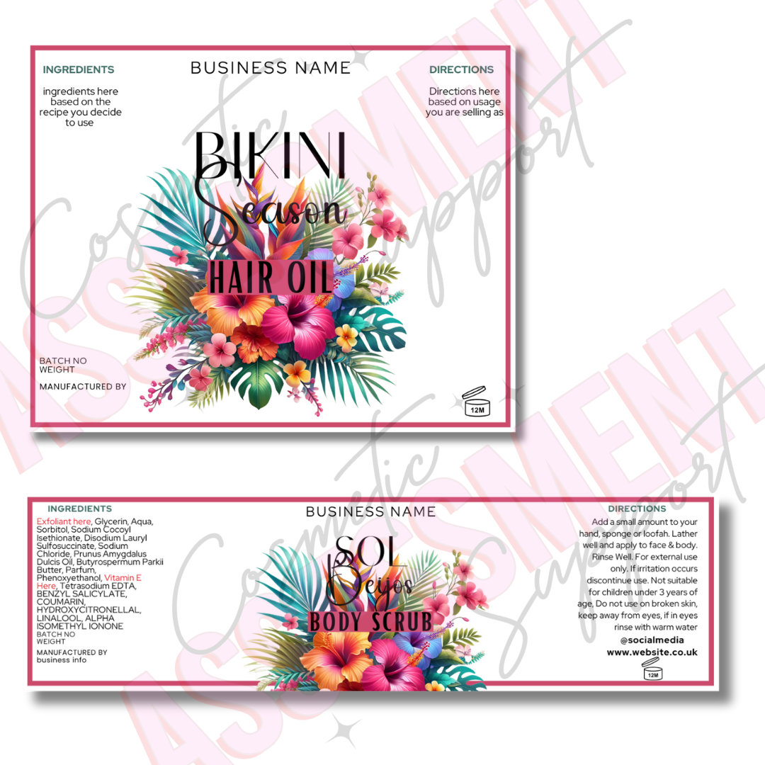 Digital Sol Range Product Labels