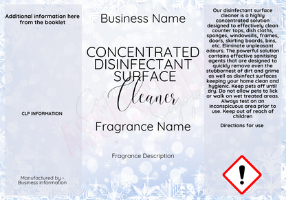 Digital Christmas (Set 2) Cleaning Labels
