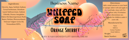 Digital Themed Whipped Soap Labels Fizzywhiz Set 5