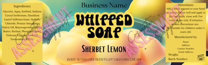 Digital Themed Whipped Soap Labels (Mixed Scents)