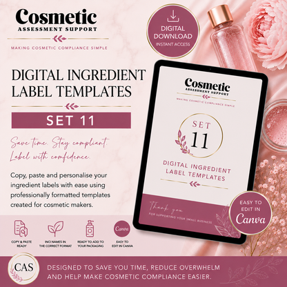 Bath Bomb Digital Labels Set 11