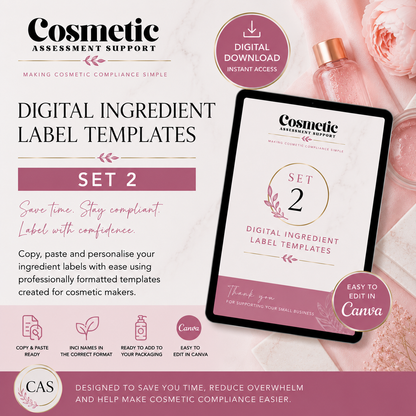 Bath Bomb Digital Labels Set 2