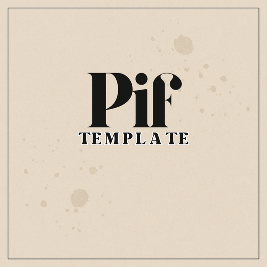 PIF (Product Information File) & Guide