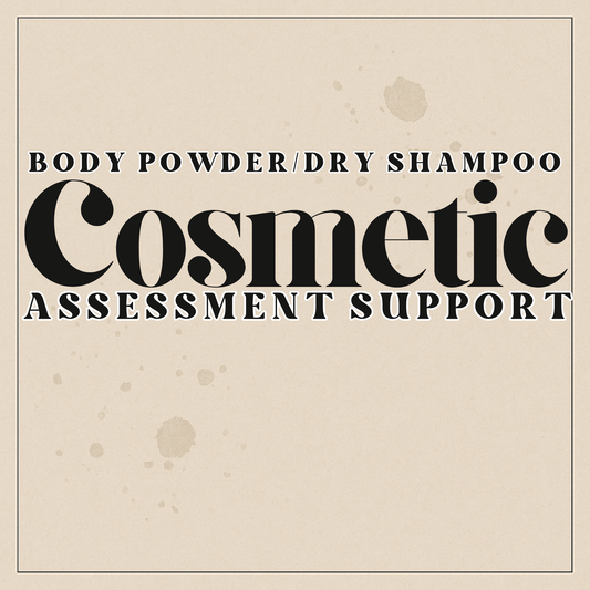 Dry Shampoo/Body Powder Cosmetic Assessment Support