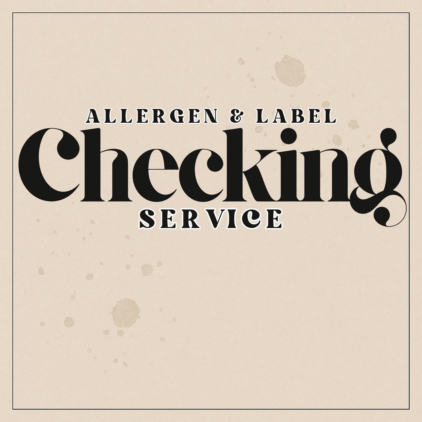 Allergen & Label Compliance Check Service