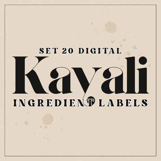 Digital Ingredient Labels – Set 20: The New Kayali Range