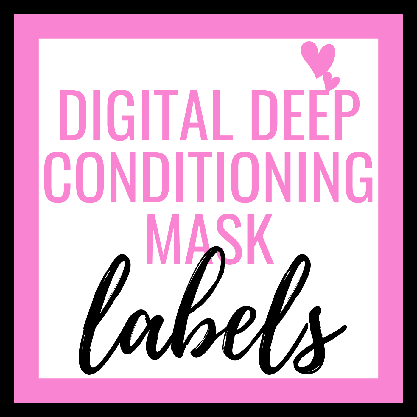 Gradient Digital Deep Conditioning Hair Mask Label – Cosmetic ...