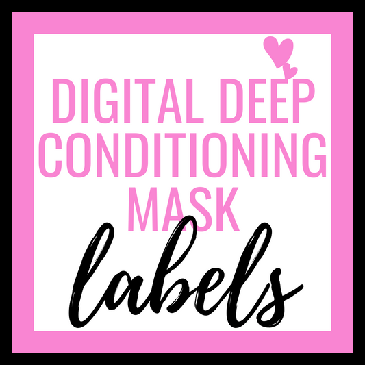 Gradient Digital Deep Conditioning Hair Mask Label