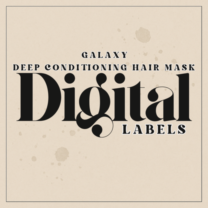 Galaxy Digital Deep Conditioning Hair Mask Label