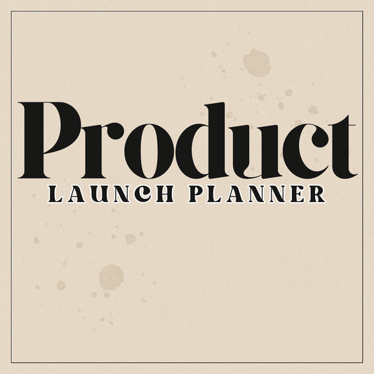 Product Launch Planner (Digital Version)