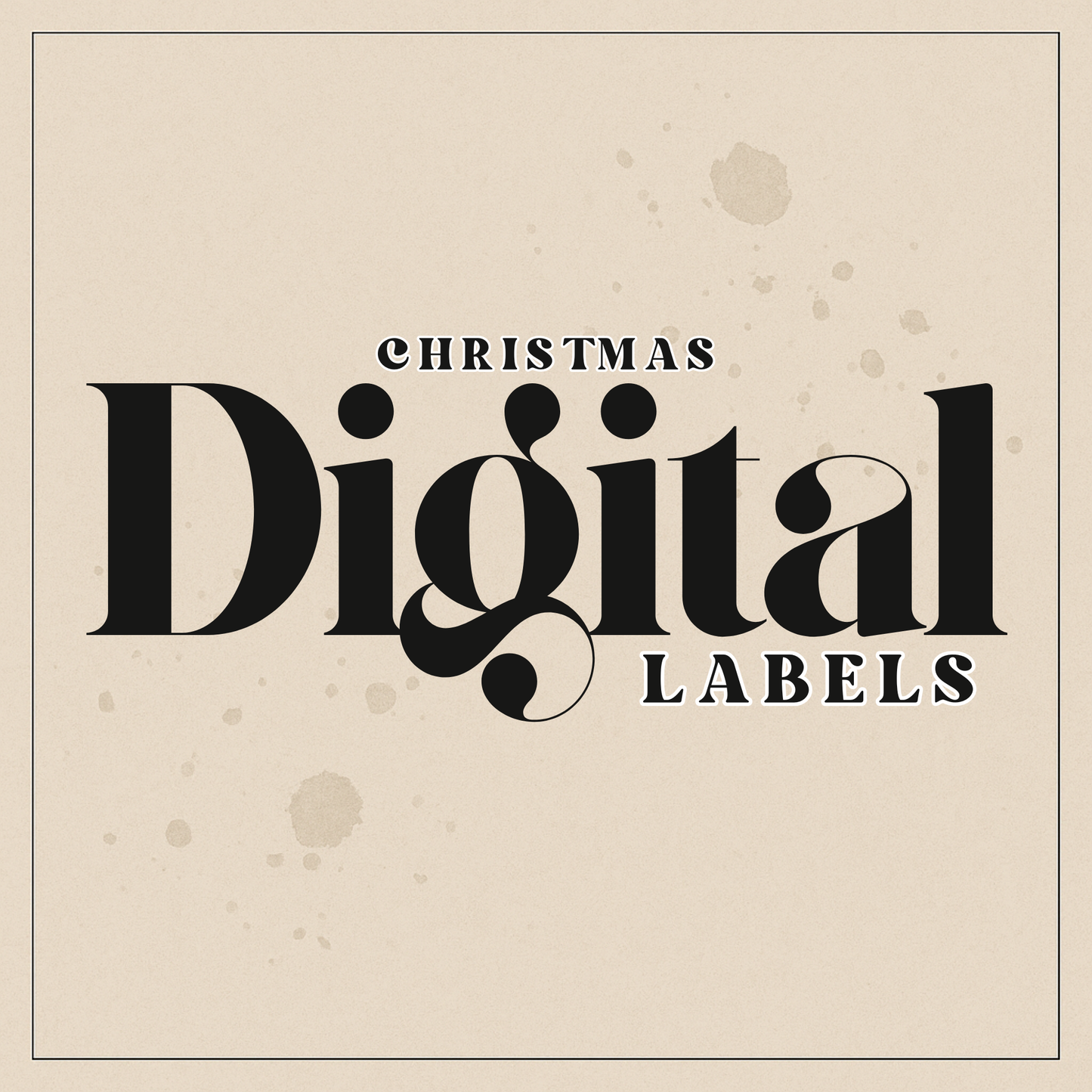Christmas Digital Labels