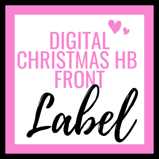 Digital Christmas HB Clamshell Sticker
