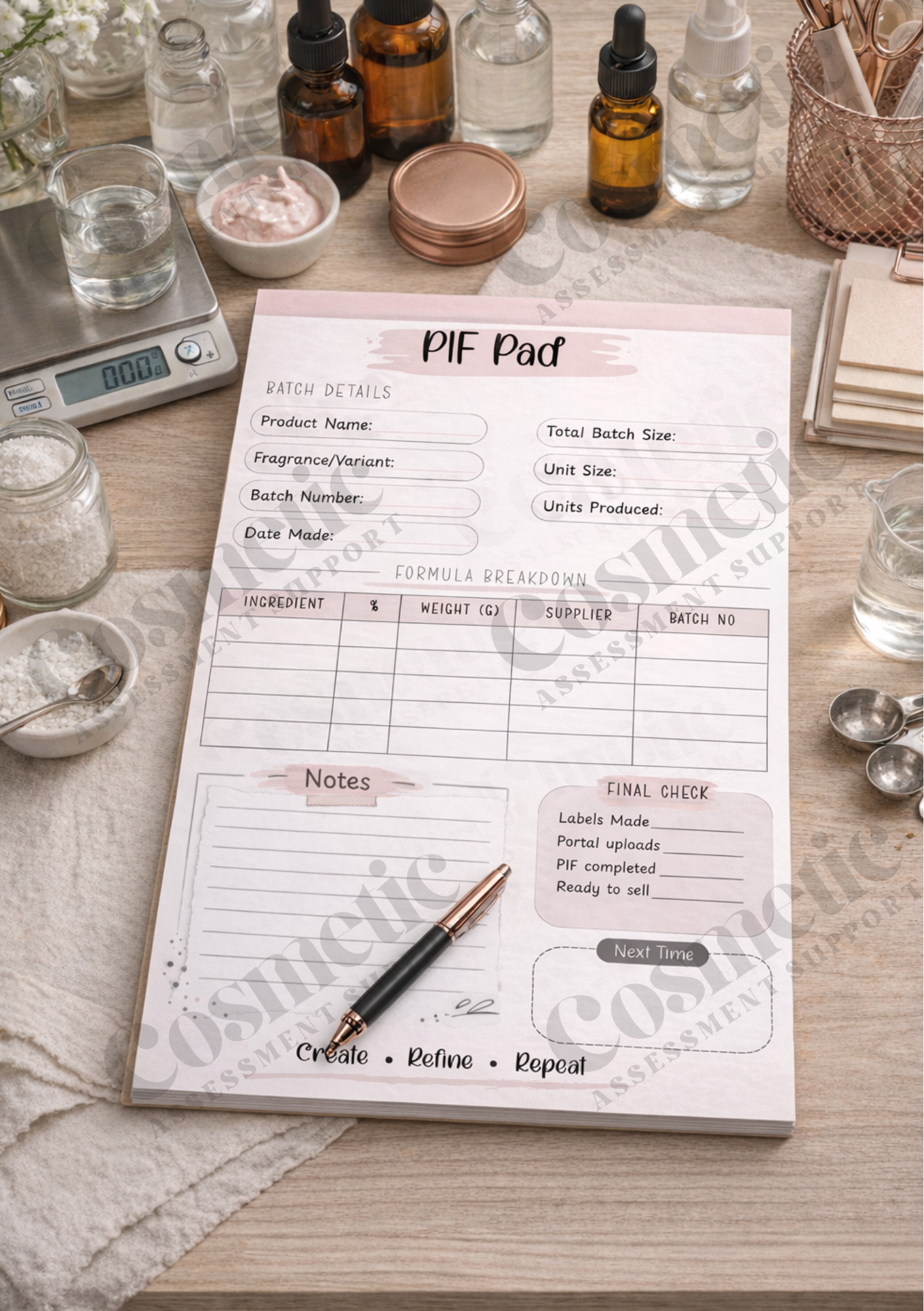 PIF Pad – Record & Refine Your Creations